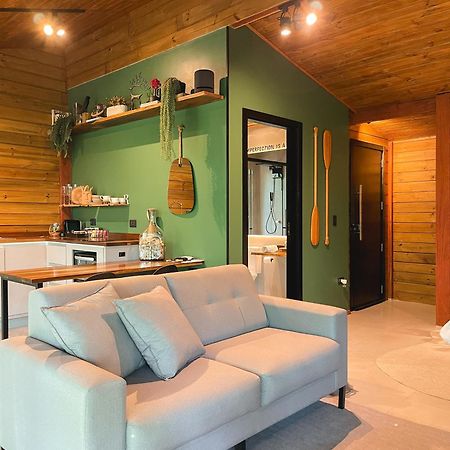 Cabana Equipada Em Meio A Natureza Em Pomerode Bagian luar foto
