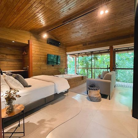 Cabana Equipada Em Meio A Natureza Em Pomerode Bagian luar foto