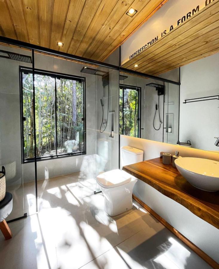 Cabana Equipada Em Meio A Natureza Em Pomerode Bagian luar foto