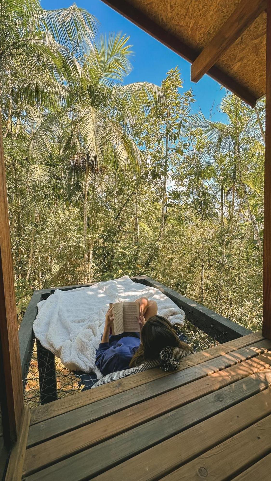 Cabana Equipada Em Meio A Natureza Em Pomerode Bagian luar foto