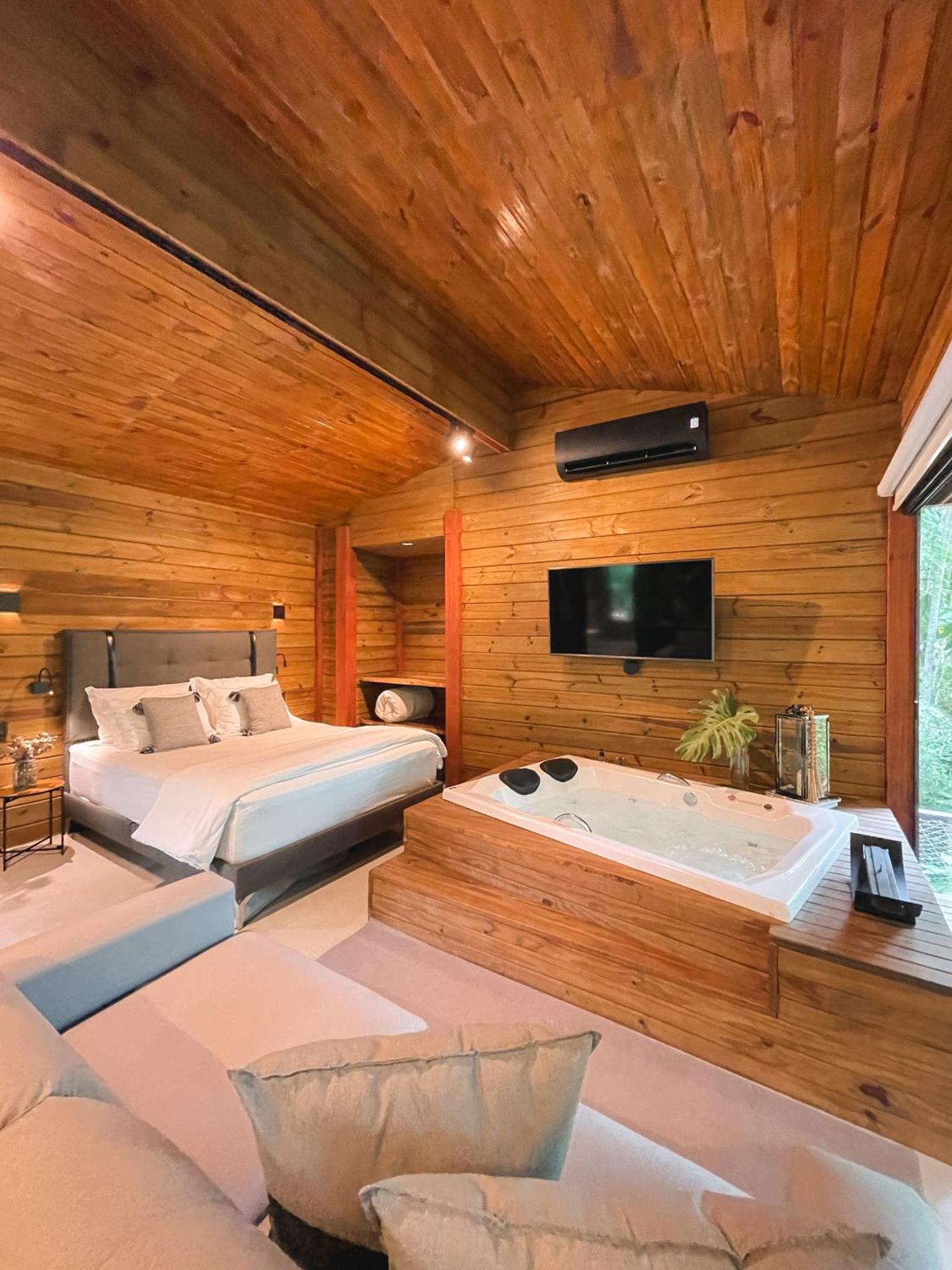 Cabana Equipada Em Meio A Natureza Em Pomerode Bagian luar foto
